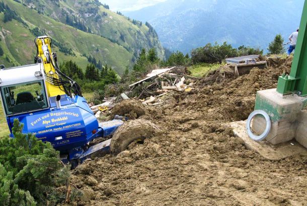 Bsutelle Hahnenkamm Tirol - Forst- und Baggerbetrieb Kasper