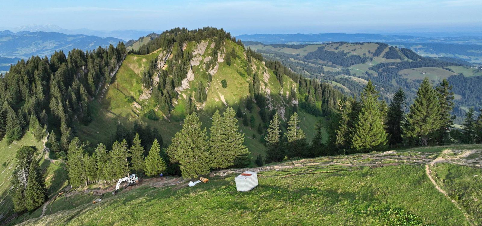 Drohnen Aufnahme Baustelle